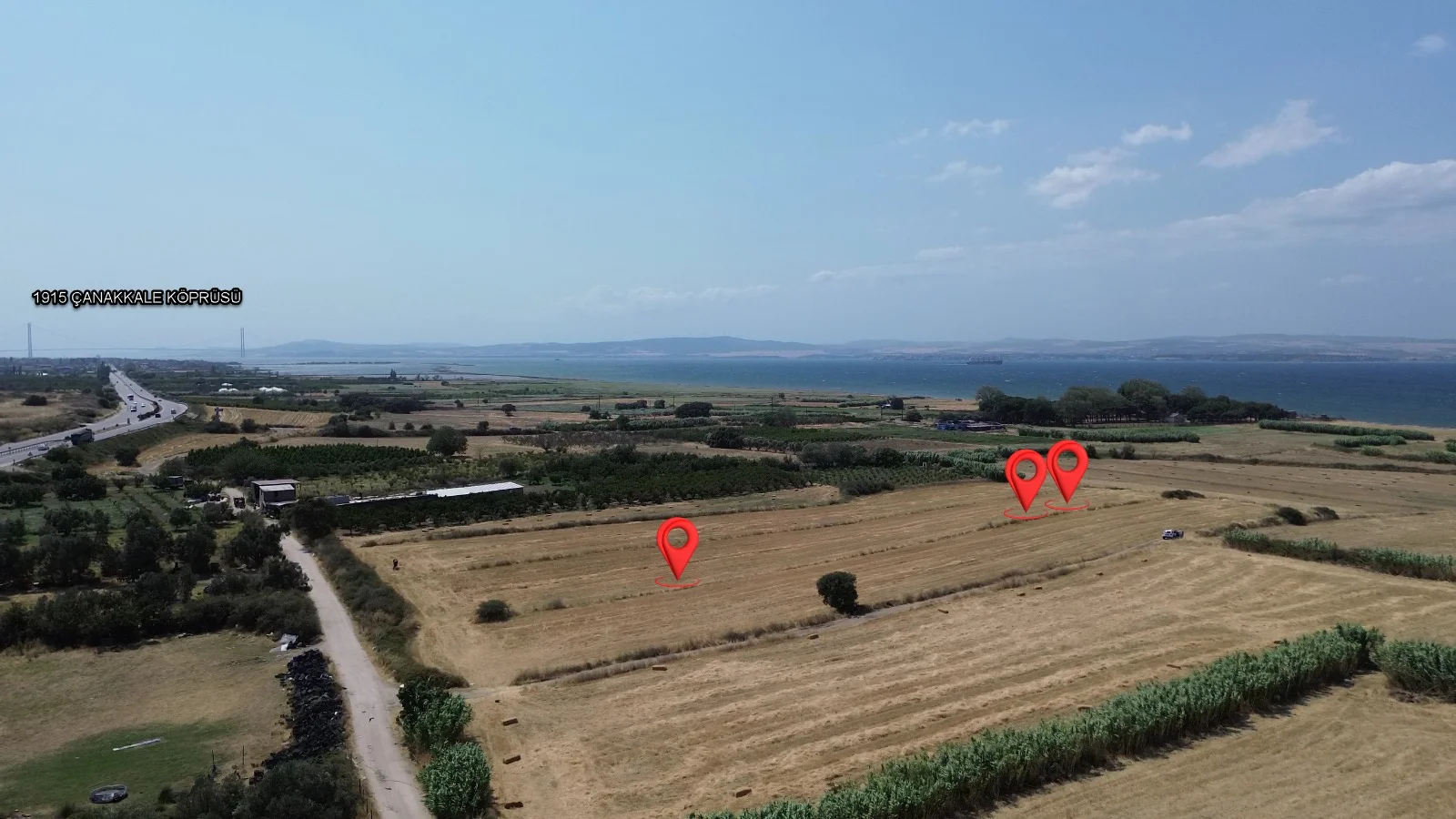 Çanakkale Lapseki Çardak’ta Satılık 3 Adet Arsa
