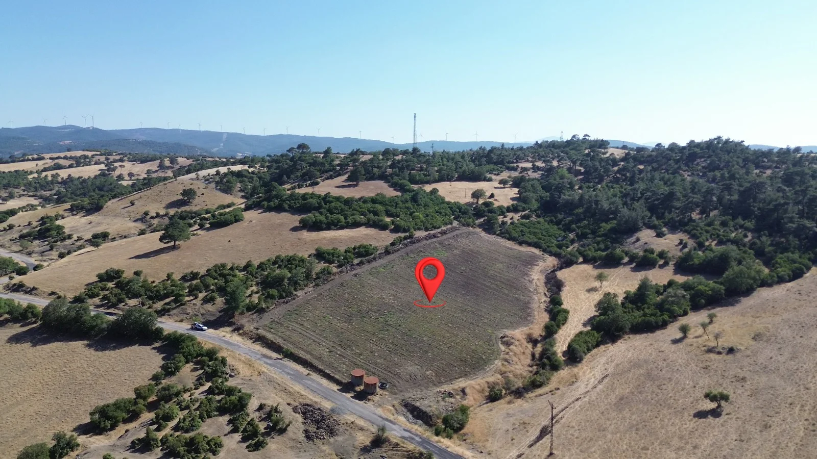 ÇANAKKALE LAPSEKİ ÇAMYURT KÖYÜNDE SATILIK TARLA