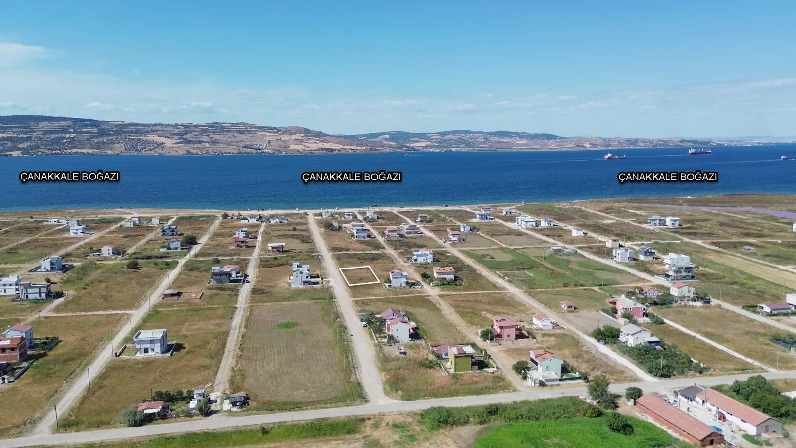 Çanakkale Lapseki Umurbey'de Denize Yürüyüş Mesafesinde Satılık İmarlı Arsa 