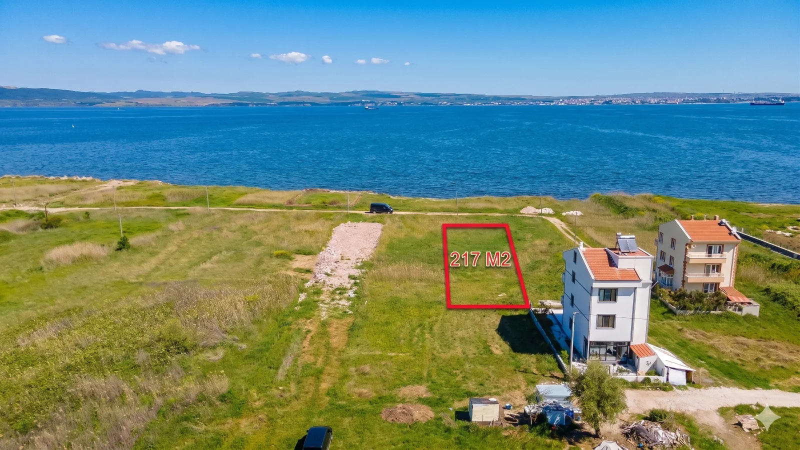 Çanakkale’nin En Gözde Yatırım Bölgesinde, Kapanmaz Boğaz Manzaralı Satılık Villa Arsası!