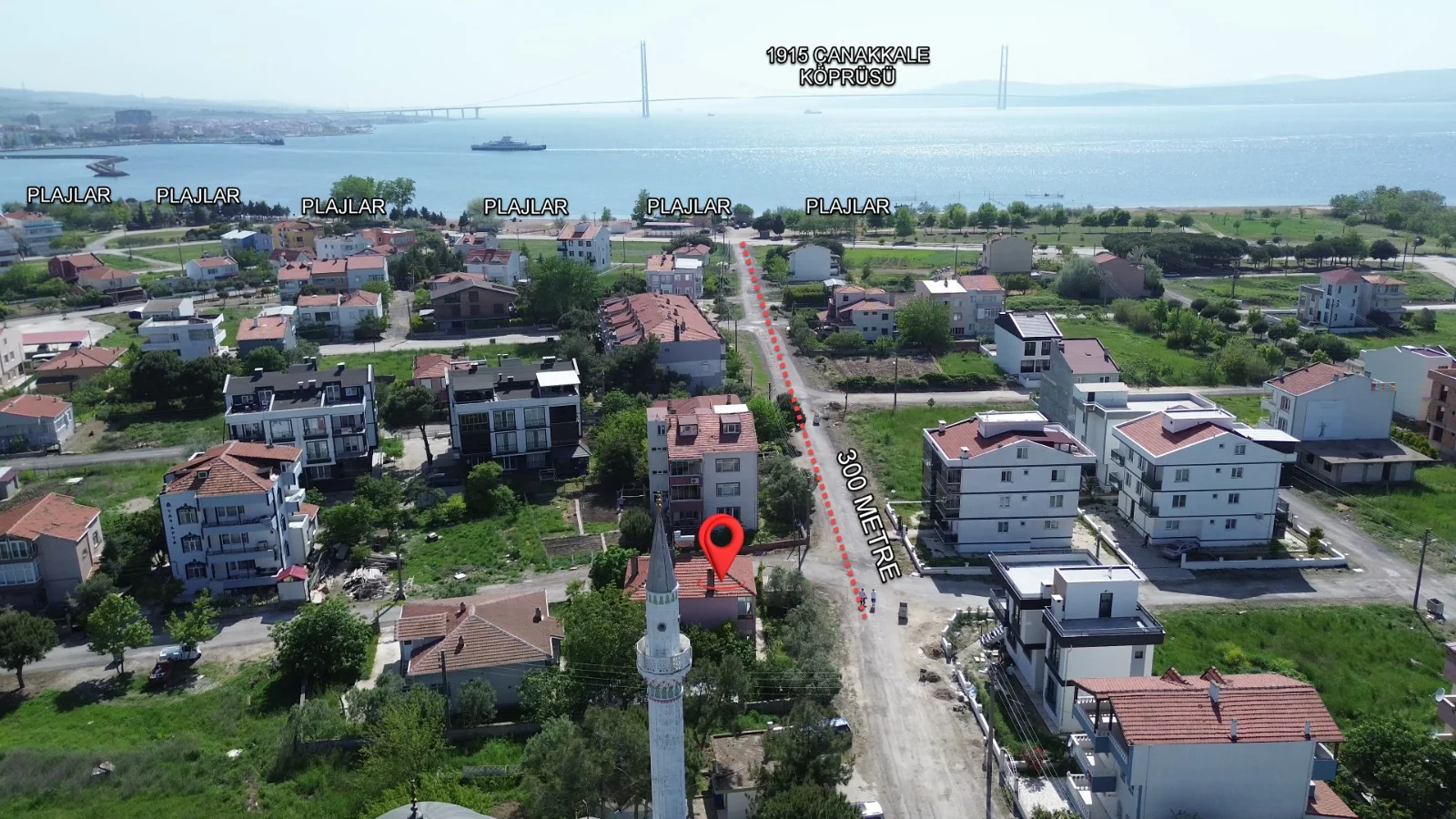 Çanakkale Lapseki Dalyan’da Satılık Müstakil Dubleks Villa – Denize 300 Metre Mesafede