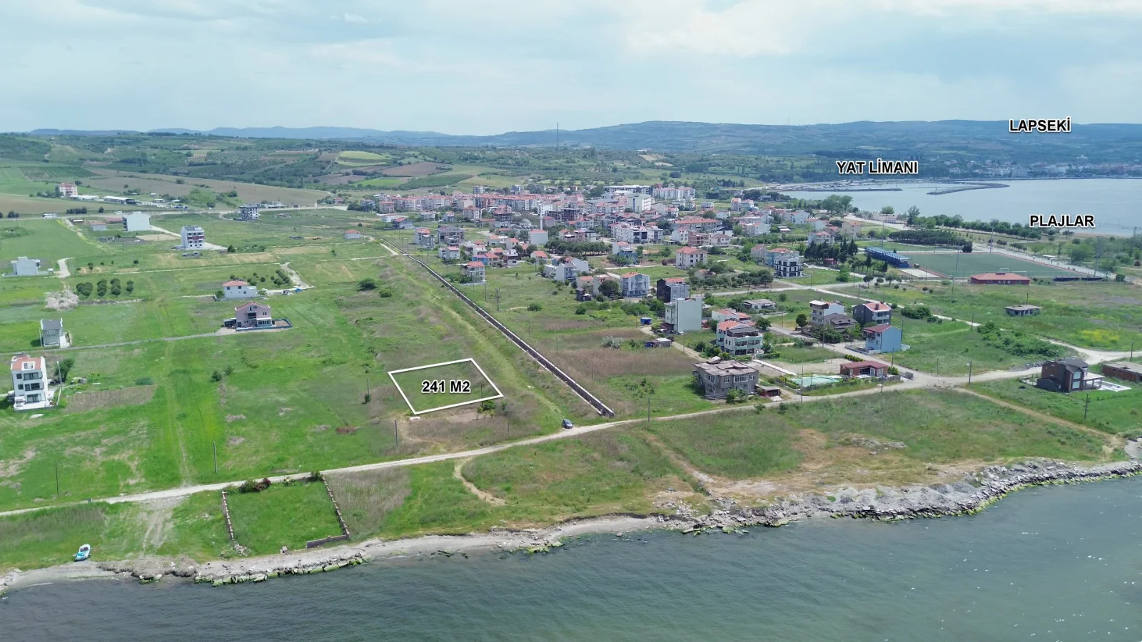 Çanakkale Lapseki Cumhuriyet Mahallesi’nde Satılık Arsa – Denize 70 Metre, %30/3 Kat İmarlı