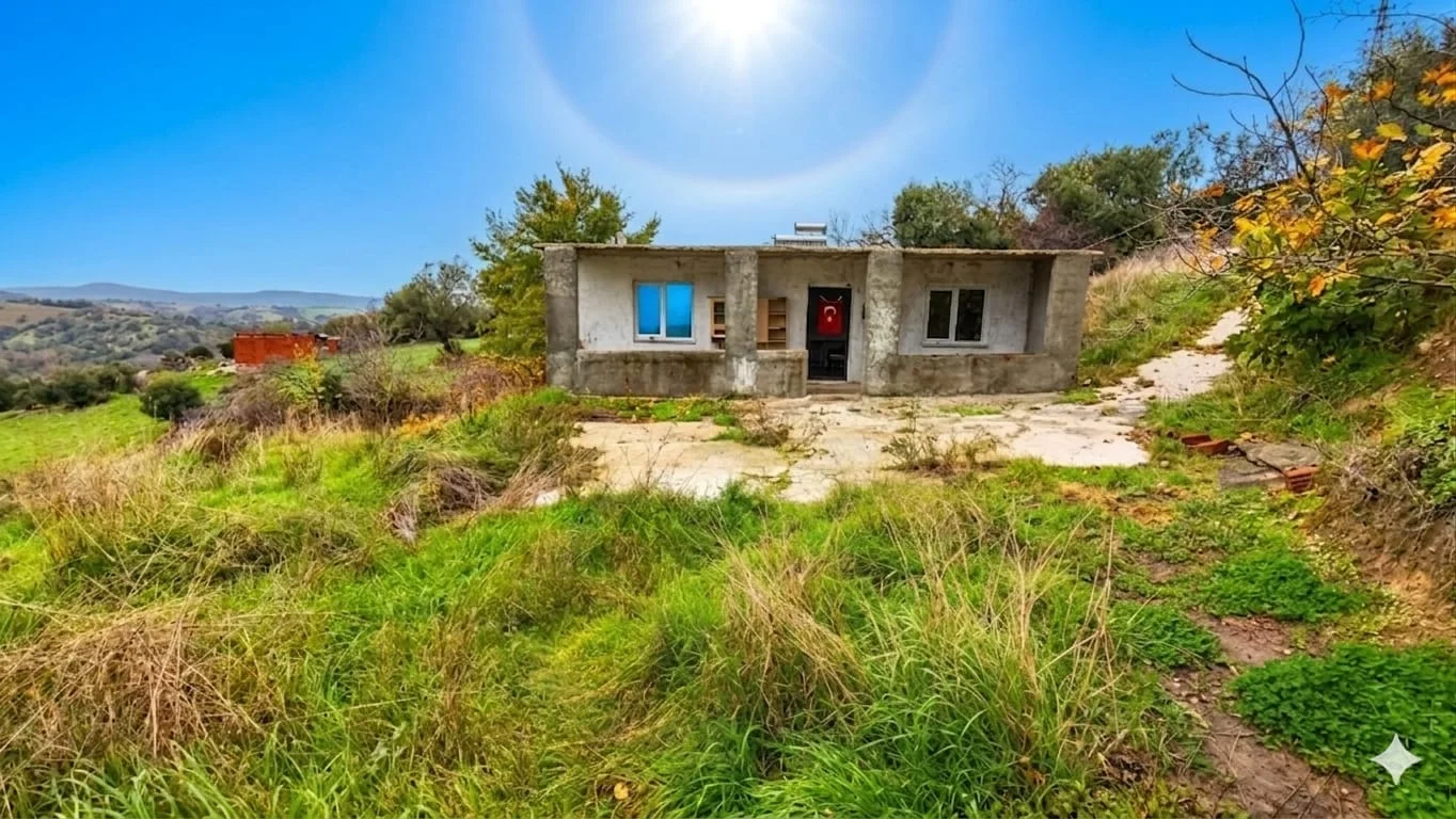 LAPSEKİ TAŞTEPE KÖYÜNDE MÜSTAKİL KÖY EVİ